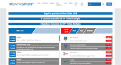 Desktop Screenshot of datasport.it